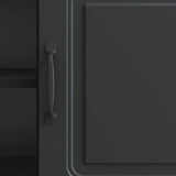 TV Cabinet Black 102 x 34.5 x 47 cm Engineered Wood 895846