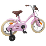 Kids Bike 12 Inches for 2-4 Years Old Light Pink 42009193