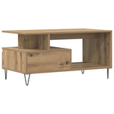 Coffee Table Artisan Oak 90x49x45 cm Engineered Wood 857453
