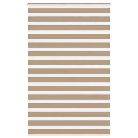 ZNTS Zebra Blind Sand Brown 150x230 cm Fabric Width 145.9 cm Polyester 4014609