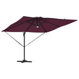 Roma Parasol Red 286 x 284 x 270 cm Aluminium and Polyester 42003357