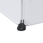 Modular Cabinet with 9 Compartments 109x36.5x143 cm White 240498