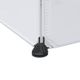 Modular Cabinet with 9 Compartments 109x36.5x143 cm White 240498