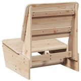 Garden Chairs 2 pcs 60x64x70.5 cm Solid Wood Pine 859312