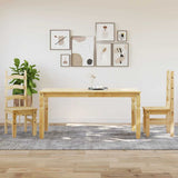 3 Piece Dining Set PANAMA Solid Wood Pine 3345200
