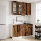 Kitchen Unit LYON 4 pcs Old Wood Engineered Wood 3438361