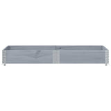 Pallet Collar Grey 150x50 cm Solid Wood Pine 4010295