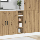 Bottom Cabinet Riga Artisan Oak 20x44.5x81.5 cm Engineered Wood 854192