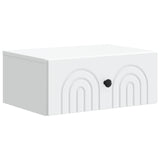 Wall-Mounted Bedside Cabinet 2 pcs White 49 x 34.5 x 20 cm 898106