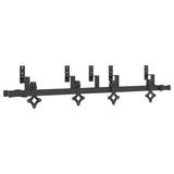 Sliding Door Hardware Kit 152,5 cm Steel Black 3295735