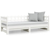 Pull-out Day Bed without Mattress White 2x cm 820777