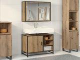 Bathroom Furniture Set 2 pcs Artisan Oak Engineered Wood 3402403