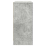 Sideboard with Drawers and Doors Concrete Grey 70.5x34x74.5 cm 861844