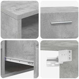 TV Cabinet Set FLORIN 3 pcs Concrete Grey Engineered Wood 3397947
