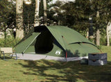 Camping Tent Dome 4-Person Olive Green Waterproof 4009642