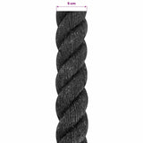 Jute Rope 50 Black 100% Tossa jute 42011642