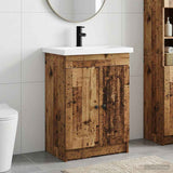 Bathroom Furniture Set Old Wood 56 x 37.5 x 81 cm 3404172