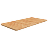 Bathroom Countertop Light Brown 80x40x1.5cm Treated Solid Wood 343010