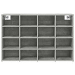 Shoe Cabinet Concrete grey 103 x 30 x 67 cm Engineered wood 808733