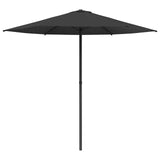 Garden Parasol with Base 230 x 230 cm Polyester Rectangular 42036179