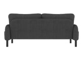 GOMYWAY corduroy fabric, comfortable monochrome double sofa, suitable for living rooms and bedrooms W2678P422270