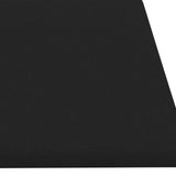 Wall Headboard 12 pcs Black 60 x 15 cm Fabric 42020533