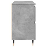Bathroom Cabinet Concrete Grey 80x33x60 cm Engineered Wood 857231