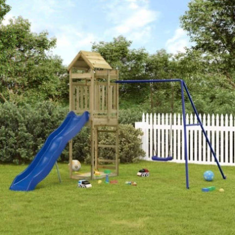 Outdoor Playset Impregnated Wood Pine 3156951