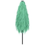 Garden Parasol with Steel Pole Green 223x223x213 cm 4005099