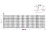 Gabion with 5 mm Wire and 10x10 cm Mesh 500x10x200 cm 3464980
