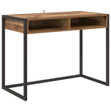 Desk with Storage Old Wood 100 x 50 x 75 cm Engineered Wood 886478