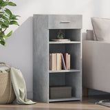 Sideboard Concrete Grey 40x42.5x93 cm Engineered Wood 846316