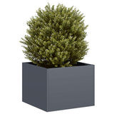 Planter Anthracite 40x40x30 cm Steel 860796
