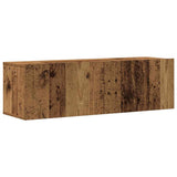7 Piece TV Cabinet Set Wall-mounted Old Wood Engineered Wood 3329139
