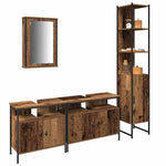 Bathroom Furniture Set 4 pcs Old wood 33 x 33 x 185.5 cm 3332589