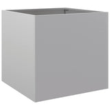 Planter Silver 49x47x46 cm Galvanised Steel 841569