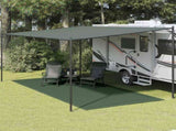 Tent Carpet 250x550 cm Dark Green HDPE 310706