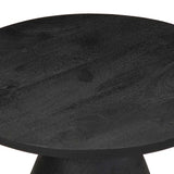 Side Table Black 50x40 cm Solid Wood Mango 4017535