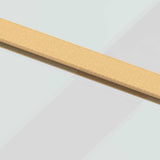 Sliding Door Gold 90x205 cm Clear ESG Glass and Aluminium 155161