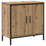 Bathroom Furniture Set with Storage 2 pcs Brown 60 x 30 x 60 cm 3334323
