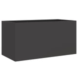 Planter Black 62x30x29 cm Steel 841589