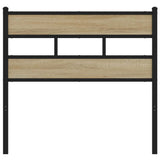 Replace Headboard Sonoma Oak 90 cm Iron and Engineered Wood 4017130