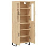 Highboard Sonoma Oak 69.5x34x180 cm Engineered Wood 3198236