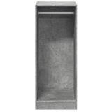 Wardrobe Concrete Grey 48x41x102 cm Engineered Wood 840817