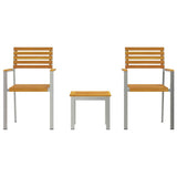 Garden Dining Set 3 pcs Brown 3334840