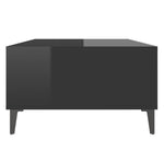 Coffee Table High Gloss Black 103.5x60x35 cm Engineered Wood 806029