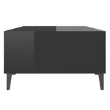 Coffee Table High Gloss Black 103.5x60x35 cm Engineered Wood 806029
