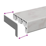 Window Sill Marble texture 120 x 15 x 4.5 cm PVC 42047001