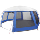 Pool Tent with Removable Fly & Mesh Walls Azure Blue 690x690 cm 4100640