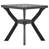 Bistro Table Anthracite 70x70x72 cm Plastic 48801